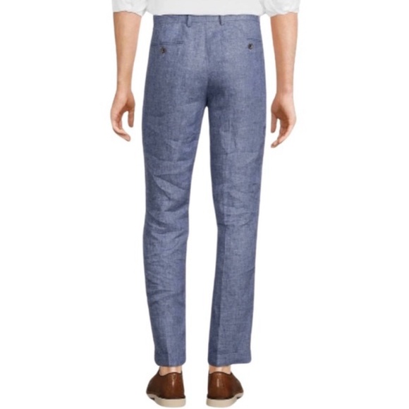 100% Linen Baird McNutt Murano Alex Fit men's pants, 34x30 - Picture 3 of 6